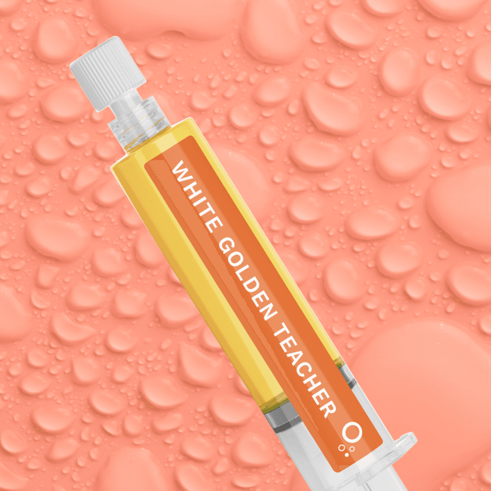White Golden Teacher Spore Syringe 5